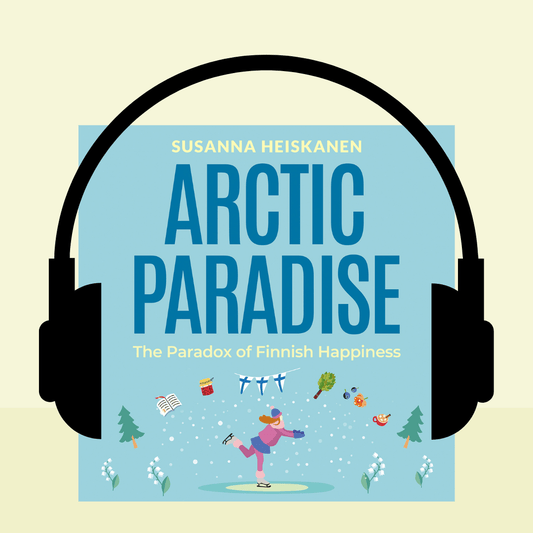 Arctic-Paradise-Audiobook-Cover-Headset-Over-Book-Cover