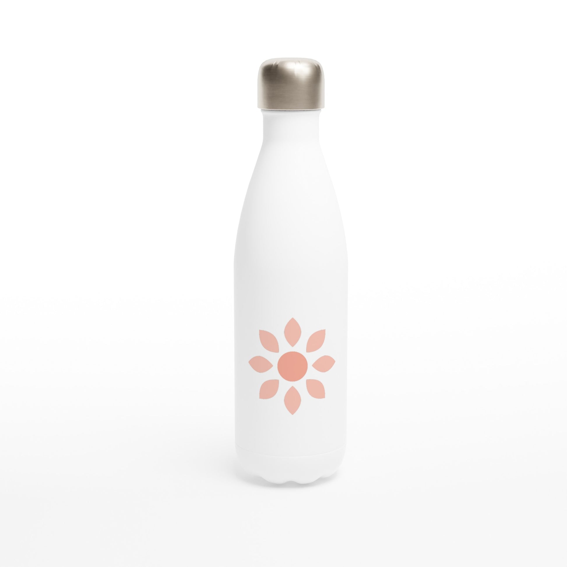 White-Red-flower-stainless-steel-waterbottle